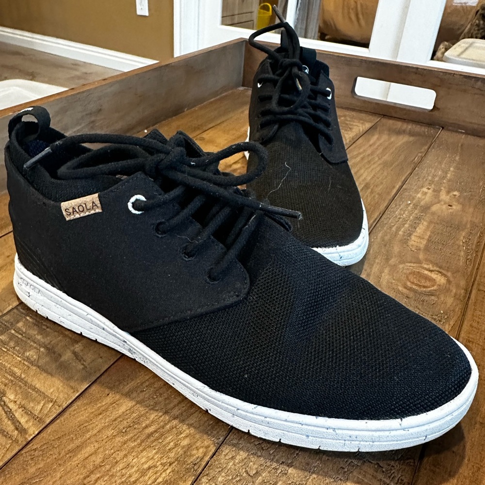 Saola black vegan sneakers